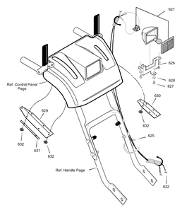 Headlight Diagram and Parts List for 629909X64B 2003 Briggs and Stratton Snow Blower